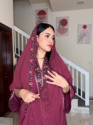 الوردة / warda (عنابي/ burgandy)