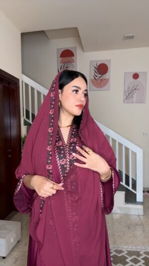 الوردة / warda (عنابي/ burgandy)